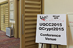 Welcome to UQCC2015 and QCrypt2015